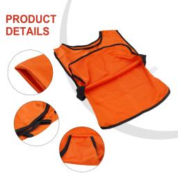 Coletes esportivos de secagem rápida para crianças, babadores numerados, babadores de treinamento, poliéster Jersey, basquete, futebol, rugby, prática, 1pc - Image 4