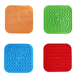Silicone lento comer lambendo esteira, Pet Dog Lick Pad, Esteira de manteiga de amendoim de banho, Gatos alimentando lamber esteira - Image 2