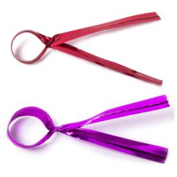 Laços metálicos coloridos para festa, pão, saco de doces, violoncelo, bolo Pops, 10cm, 100pcs - Image 3