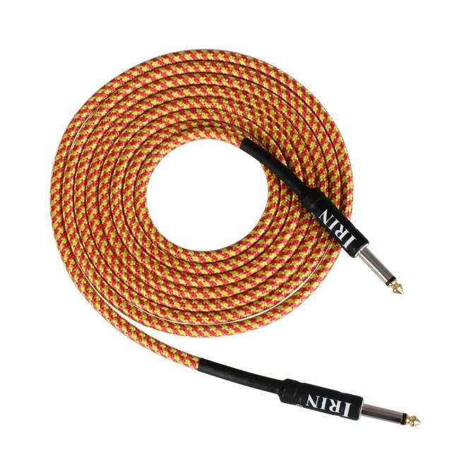 Cabo de Áudio Sem Ruído para Guitarra e Baixo Elétrico - 3m de Alta Qualidade e Durabilidade