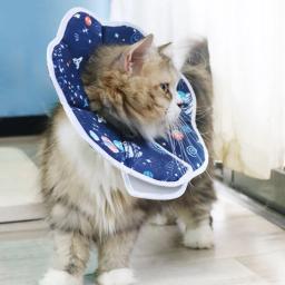 Gato macio cone elizabetano colar para cães gatos recuperação protetora cone para cães e gatos para evitar animais de estimação de lamber cone - Image 2