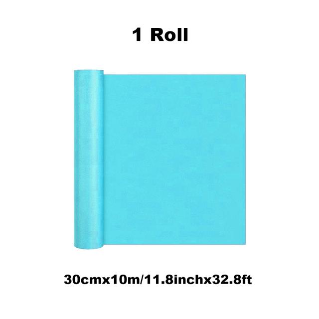 Rolo de Papel Kraft Azul para Embalagem de Presentes e Artesanato - 30cm x 11,8"