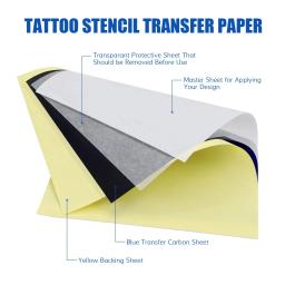 Tatuagem Papel de Transferência, A4 Tamanho, Térmico, Carbono, Estêncil, Impressora, Rastreamento, Copiadora, Acessórios - Image 2