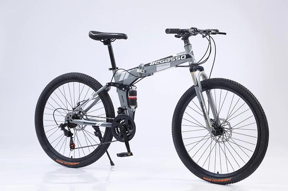 ZHIO Dobrável Mountain BIKE Adulto Velocidade Variável Mountain Bike Soft Tail Estudante Bicicleta Trilha Ao Ar Livre - Image 1