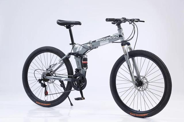 ZHIO Dobrável Mountain BIKE Adulto Velocidade Variável Mountain Bike Soft Tail Estudante Bicicleta Trilha Ao Ar Livre