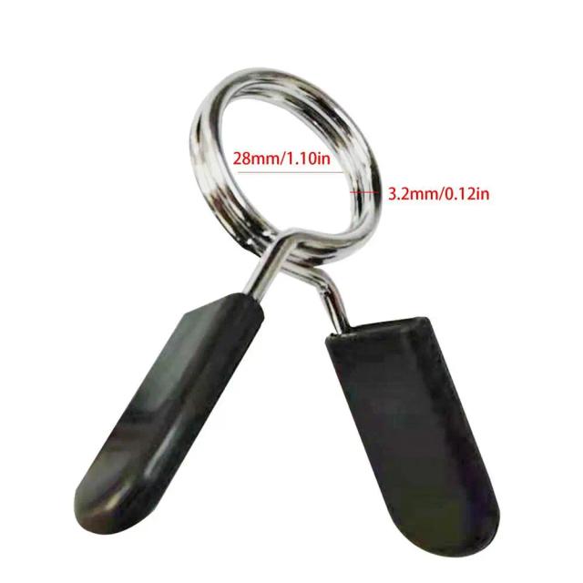 Halteres de Fitness com Grampo de Mola para Halterofilismo Seguro e Eficiente