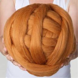 Fio De Lã Merino Macio, Braço Roving, Cobertor De Tricô, Fios Grossos Chunky, Malha De Mão, Crochê Giratório, Costura, DIY, 1000g por bola - Image 5