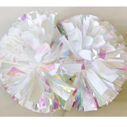 Cheerleading Pom Pom, Grama Plástica Verde, Plástico Roxo, Rosa Platic - Image 5