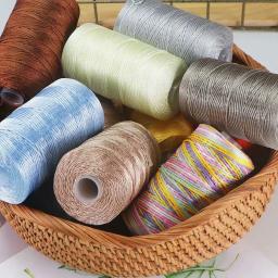 Nylon Fio De Poliéster para Crochet Sacos Chapéus Almofadas, Fio DIY, Corda Oca, Macramé Artesanato, 100g, 1.5mm - Image 1