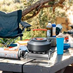Fogão Cassete Portátil Dobrável, Atividades ao Ar Livre, Suprimentos para Camping, Caminhadas, Piquenique, Mochila, 2600W - Image 5