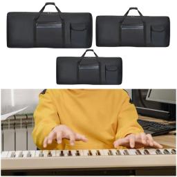 Estojo acolchoado do teclado com alças de mochila, 61 teclas, estojo, piano eletrônico - Image 4