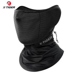 X-TIGER máscara facial anti-suor respirável correndo ciclismo cachecol bandana anti-uv gelo seda mountain bike esportes equipamento bandana - Image 1