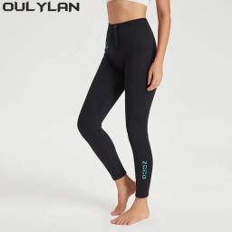 Oulylan-Calças de mergulho masculino e feminino, calças de neoprene, natação quente e fria, surf e vela 1,5mm - Image 1