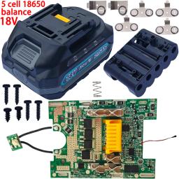 Equilíbrio 5 células 18650 para kits de revestimento de bateria de lítio Makita 18V carcaça 3Ah 2,5Ah 2Ah - Image 2
