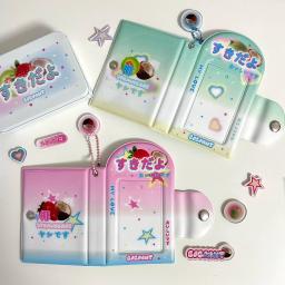 Livro Kawaii Mini Colete com Chaveiro, Álbum de Fotos, Bolsa Titular, Pasta 3 ", Bolso 28, Ídolo - Image 2