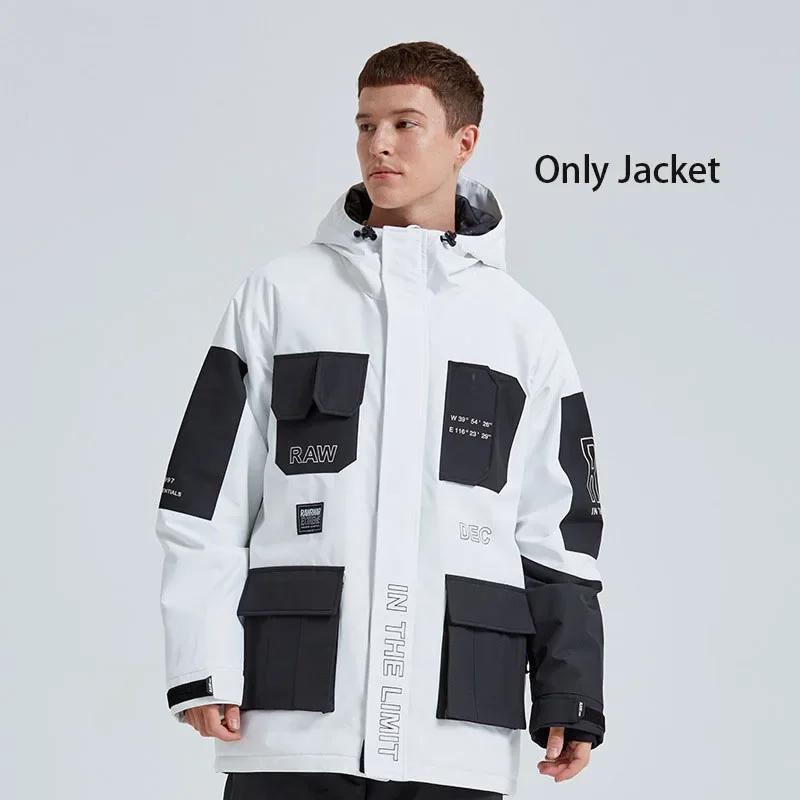 Casacos de esqui impermeáveis e à prova de vento para homens e mulheres, esportes ao ar livre, snowboard, casaco de esqui térmico, novo, inverno 2022 - Image 1