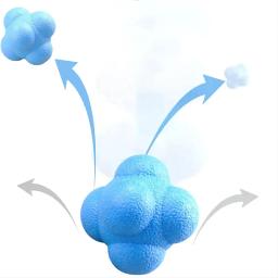 Bola de Reação Hexagonal para Treino de Agilidade, Bola de Treino Basquete, Futebol Infantil, Adulto, Coordenação, Esportes Reflexos, Fitness - Image 5