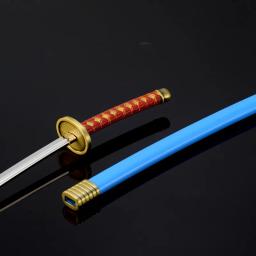 Anime Periférico Katana Samurai Espada, Metal Modelo Artesanato, Ornamento Artesanato Coleções, Minazuki Zanpakutou Unohana, 26cm - Image 5