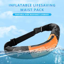 Cinto salva-vidas inflável automático, colete salva-vidas 100N, compradores auto-infláveis, rafting, barco, nadador, colete salva-vidas de segurança ao ar livre - Image 2