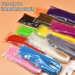 MNFT-Fibras Duráveis Streamers, Materiais de Amarração Sintéticos, Fibra Dura para Deceivers, 12 Cores Opcionais, 30cm - Image 6