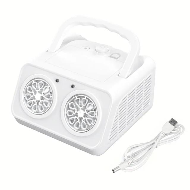 Máquina de Bolhas Portátil para Crianças com Dois Ventiladores: Produz Mais de 20.000 Bolhas por Minuto