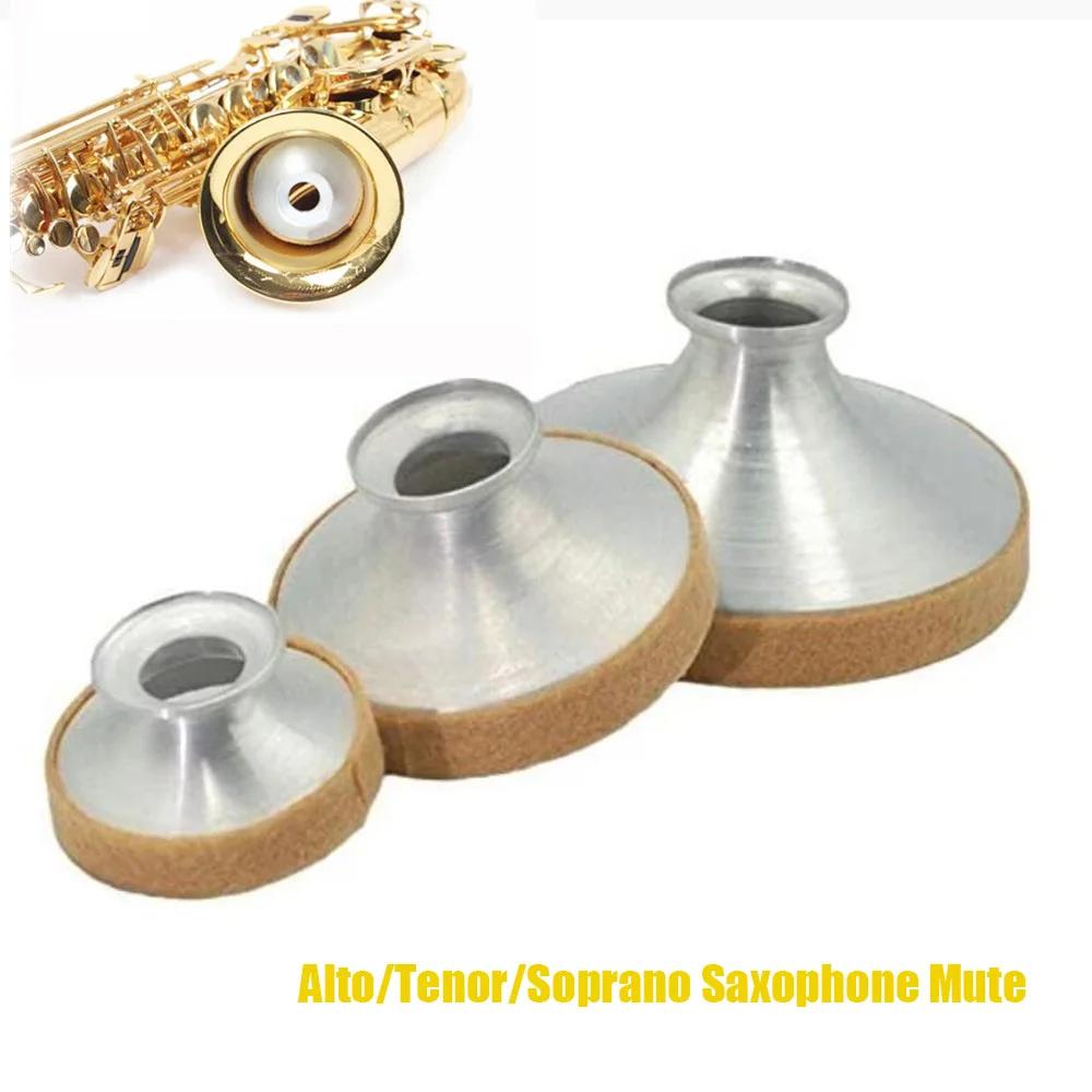 Liga de alumínio Silenciador saxofone mudo, Alto, Tenor, Soprano, instrumento de sopro, acessórios de alta qualidade - Image 1
