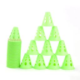 Esportes marcador pilha 1/10 pçs oco à prova de vento roller patinação pile skate marcação formação estrada cone patinação pós futebol rugby - Image 6