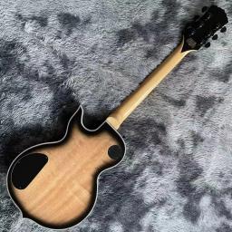 Personalizado g-wylde áudio explosão cor ébano fingerboard guitarra elétrica com emg captador - Image 6