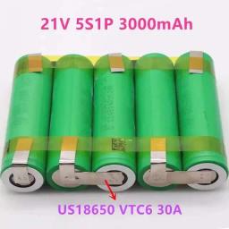 (Personalizado) 18650 vtc6 bateria 3000mAh 30amps chave de fenda bateria eletrodo bateria 3s1p 4s1p 5s1p 4s2p 5s2p - Image 5