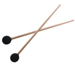 Baquetas maletes marimba vibrafone lã envolto mallet vibe varas macio cabeça fio médio duro birch alças percussão - Image 5