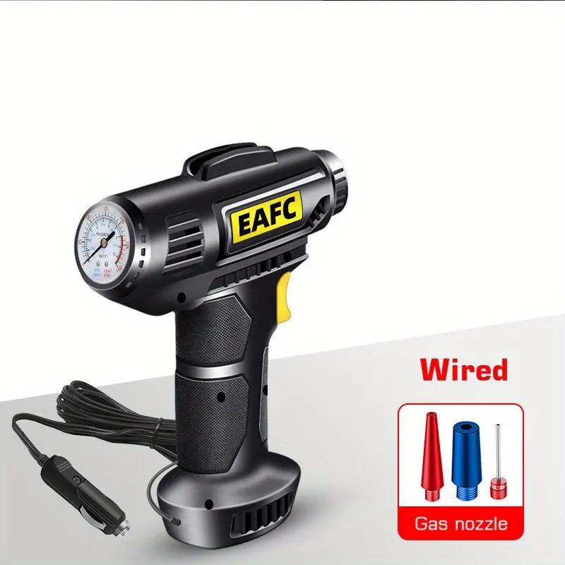 Bomba de ar portátil do carro com luz LED, Inflator Digital para motocicletas, bicicleta, barco, compressor, 12V - Image 1