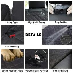 Newpet Capa para assento de carro para o banco traseiro do carro à prova d'água Tapete de viagem para cães de estimação, gato, cão, transportador, rede de carro, protetor de almofada - Image 5