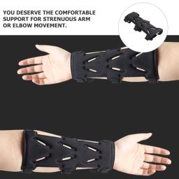 Braço de tiro com arco guarda protetor armguard guardas pulso armguards antebraço elástico acessórios manga banda ferramenta - Image 2