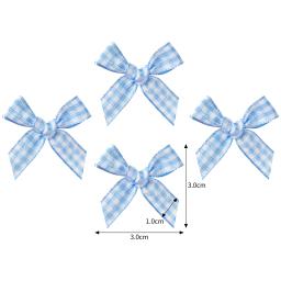 Mini Fita De Cetim Laço, Artesanato DIY, Bowties Handwork, Grampo De Cabelo, Presente De Festa, Decoração De Roupas, Bowtie Flor, 50pcs - Image 5