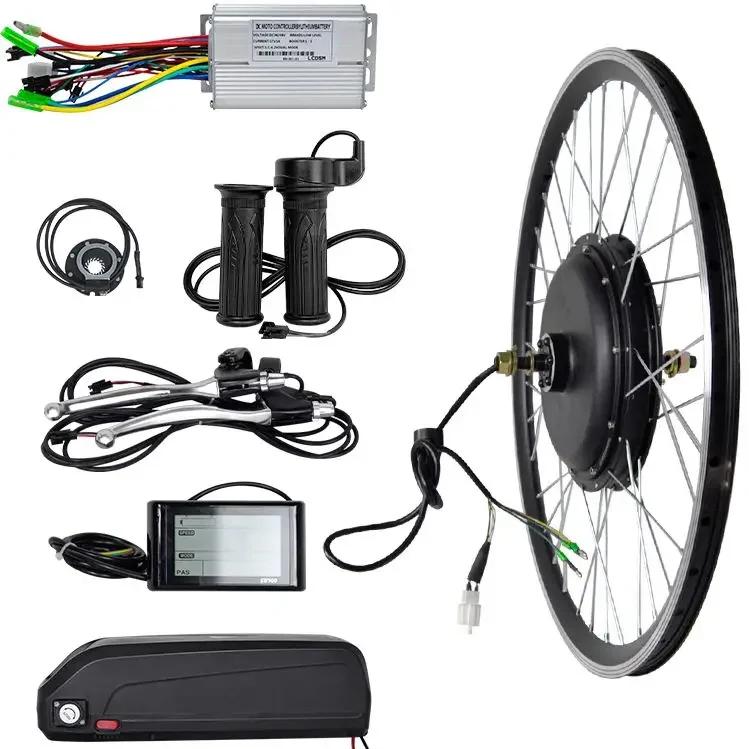 Kit de Bicicleta Elétrica do Motor da Roda Traseira, Motor DC, 500W, 1000W, 1500W, 48V, 72V, Popular - Image 1