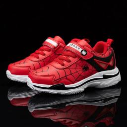 Tênis esportivos de couro PU para meninos, tênis de luxo para crianças, sapatos casuais para meninos, nova moda, 2023 - Image 4
