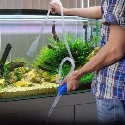 Aquário Sifão E Aquário Tanque De Peixes Aspirador De Pó, Bomba De Sifão, semi-automático Troca De Água Changer, cascalho Filtro De água, Acuário Acessórios - Image 1