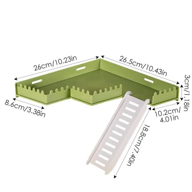 Gaiola de PVC para Hamster com Playground: Ideal para Pet Shop e Decoração de Terrário para Pequenos Animais