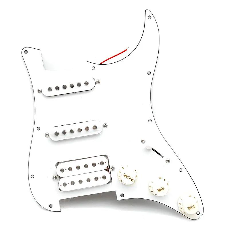 1 pçs ssh pickguard captador de guitarra elétrica fiação carregado prewired pickguard ssh guitarra pickguard scratchplate captador conjunto - Image 1