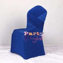 Novo design banquete de casamento spandex cadeira capa com swag volta estiramento cadeira capas para festa jantar decoração - Image 4