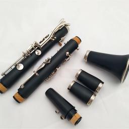 Bb Clarinete 17 Chaves Flat High Woodwind Instrumento Tubo de baquelite Chaves niquelado Com Strap Cloth Case Acessório Set Presente - Image 2