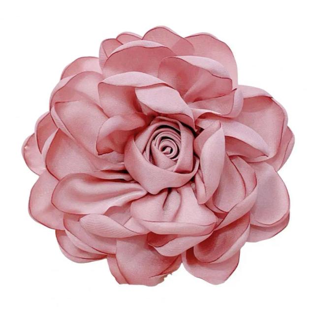 Broches de Rosa Coreanos para Mulheres: Elegância em Alfinetes de Corpete, Cachecol e Colarinho, Joias Fashion para Casamento 10cm