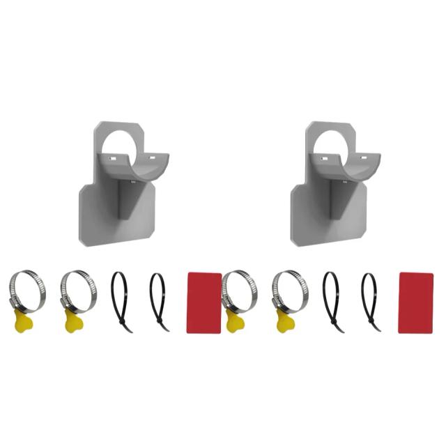 Suporte Piscina Intex Mangueira Fixação 30-38mm ABS 2 Peças