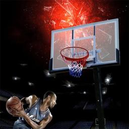 Suporte de basquete móvel portátil, altura ajustável, aro para jovens adultos, adolescentes, uso interno e externo, 8ft -10ft, 2.5m-3.05m - Image 6