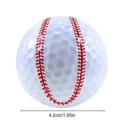 Bolas de golfe coloridas engraçadas de dupla camada, novidade, sortidas, treinamento, esportes, colorido, desenhos animados, bolas fofas para crianças e pais - Image 6