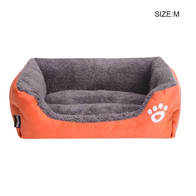 Cama macia de algodão ideal para gatos pequenos, cães e coelhos - conforto e estilo para seus pets