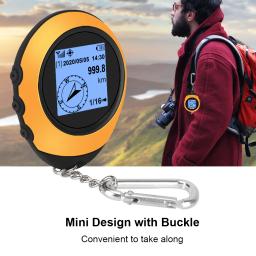Mini Handheld GPS Tracker, alta precisão satélite posicionamento bússola, Altitude Locator, apto para esportes ao ar livre, viagens, caminhadas rastreamento - Image 6