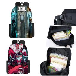 Skibidi-Mochila Sanita para Homens e Mulheres, Bolsa Escolar, Titãs, Cameraman, Lancheira, Alto-falante, TV, Estojo de Lápis, Bookbag, Kid - Image 4