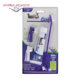 Kit de Controle Tártaro para Animais de Estimação, Cães Contém Creme Dental Escova e Fingerbrush, Kit Dental Care para Pet Dentes Limpeza, 4 Pcs - Image 6