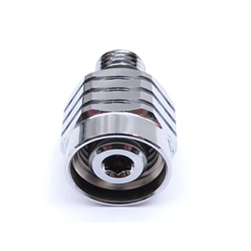 Regulador de mergulho autônomo, adaptador de mangueira, primeiro para segundo encaixe, ferramenta de conector de cobre ajustável, macho 3/8-24 para fêmea 9/16-18 - Image 1